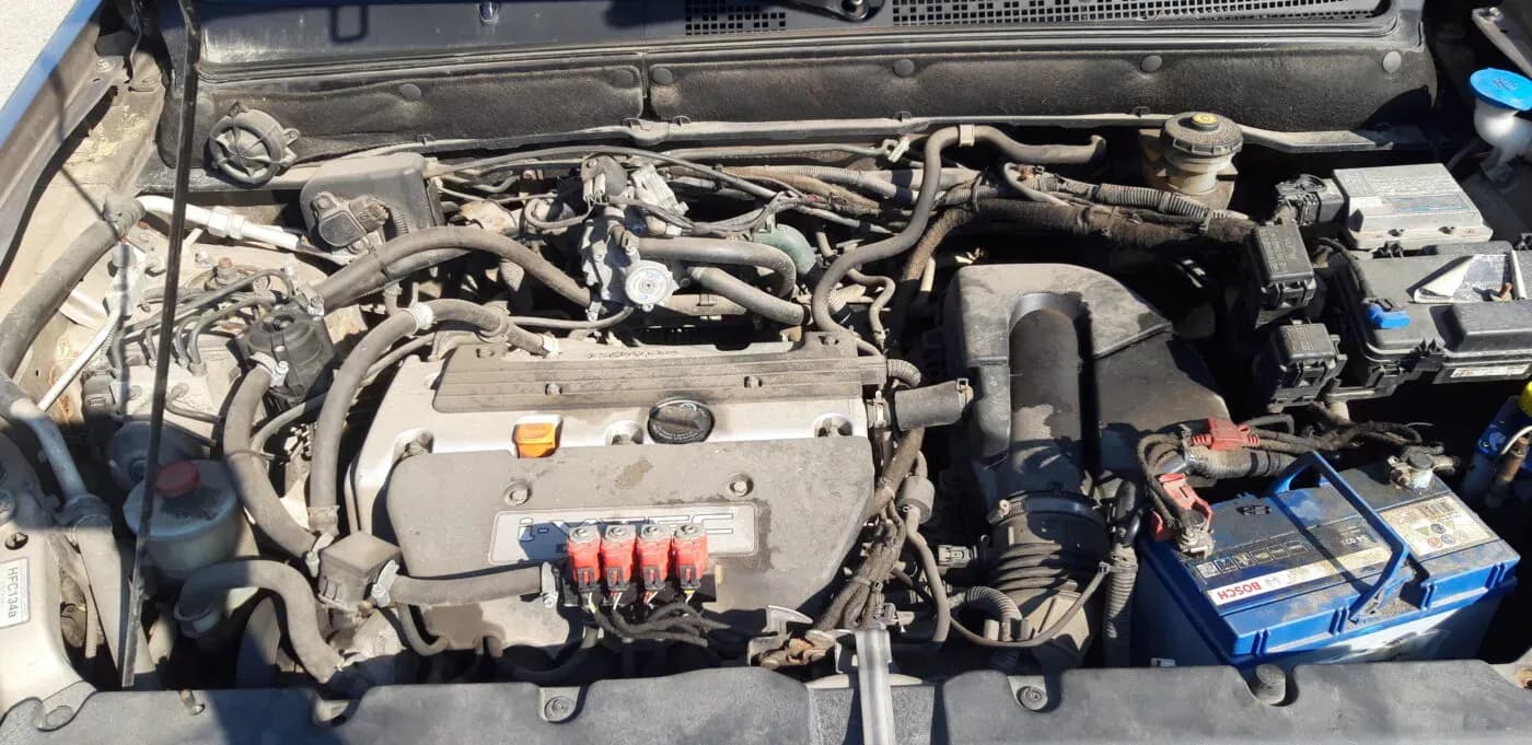 Foto van de gedemonteerde auto 1