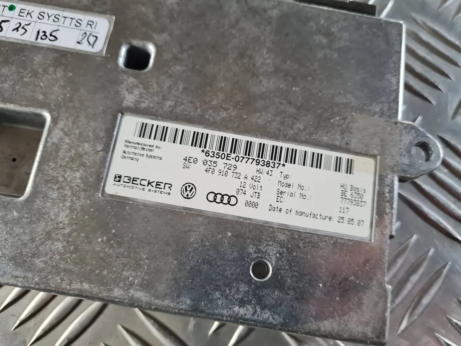 Multimediaregelunit AUDI A6 2008 - foto 3