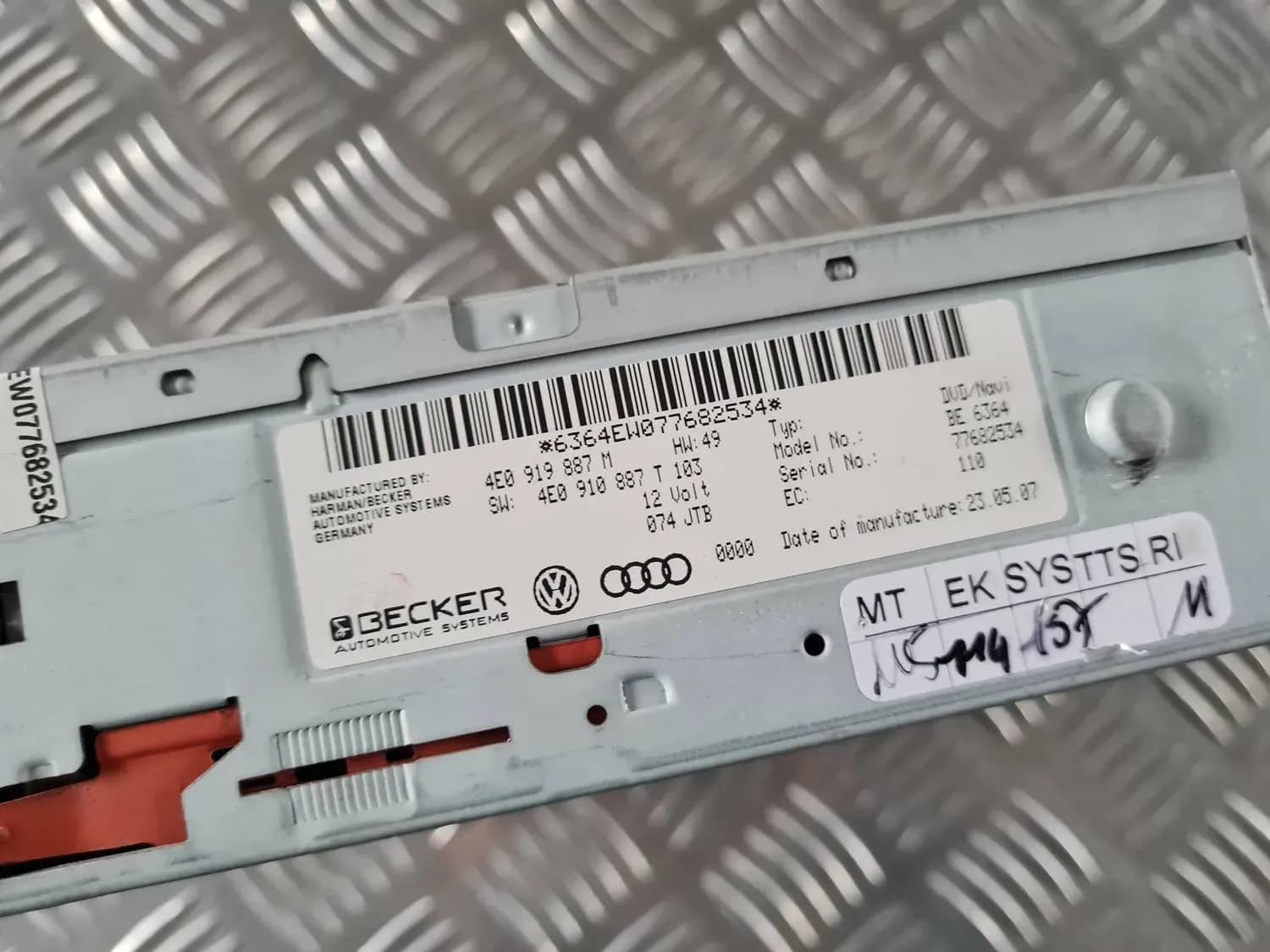 CD/DVD/Navigatie-eenheid AUDI A6 2008 - foto 6